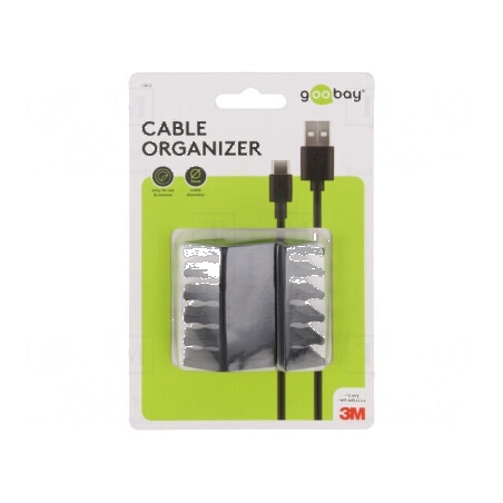 Set prindere neagră autoadeziv 2 bucati cvintuplă | Electronic-mag.ro | Componente Electronice