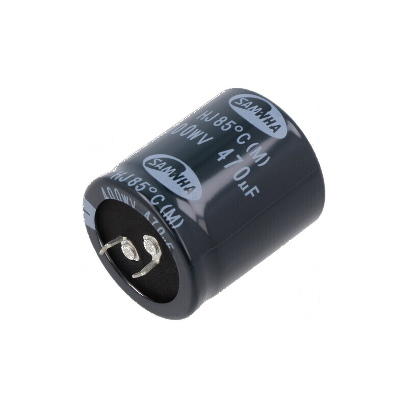 Condensator electrolitic SNAP-IN 470uF 400VDC Ø35x40mm ±20% | Electronic-mag.ro | Componente Electronice Condensator electrolitic SNAP-IN 470uF 400VDC Ø35x40mm ±20% | Electronic-mag.ro | Componente Electronice