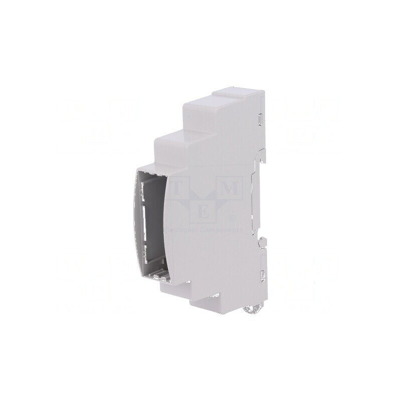 Carcasă pentru şină DIN 90mm x 18mm x 62mm gri Nr.mod: 1 | Electronic-mag.ro | Componente Electronice