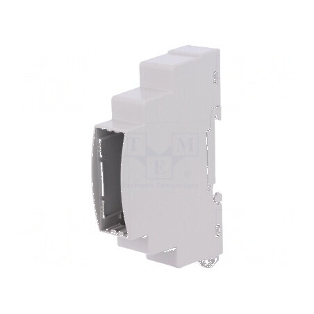 Carcasă pentru şină DIN 90mm x 18mm x 62mm gri Nr.mod: 1 | Electronic-mag.ro | Componente Electronice