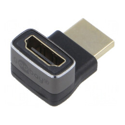 Adaptor HDCP 2.2 HDMI 90° argintie | Electronic-mag.ro | Componente Electronice