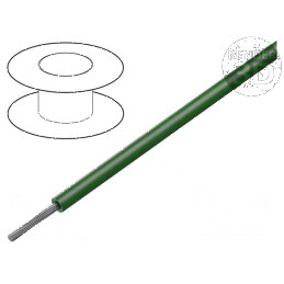 Cablu litat 22AWG TFE verde închis 300V 30m 100ft | Electronic-mag.ro | Componente Electronice