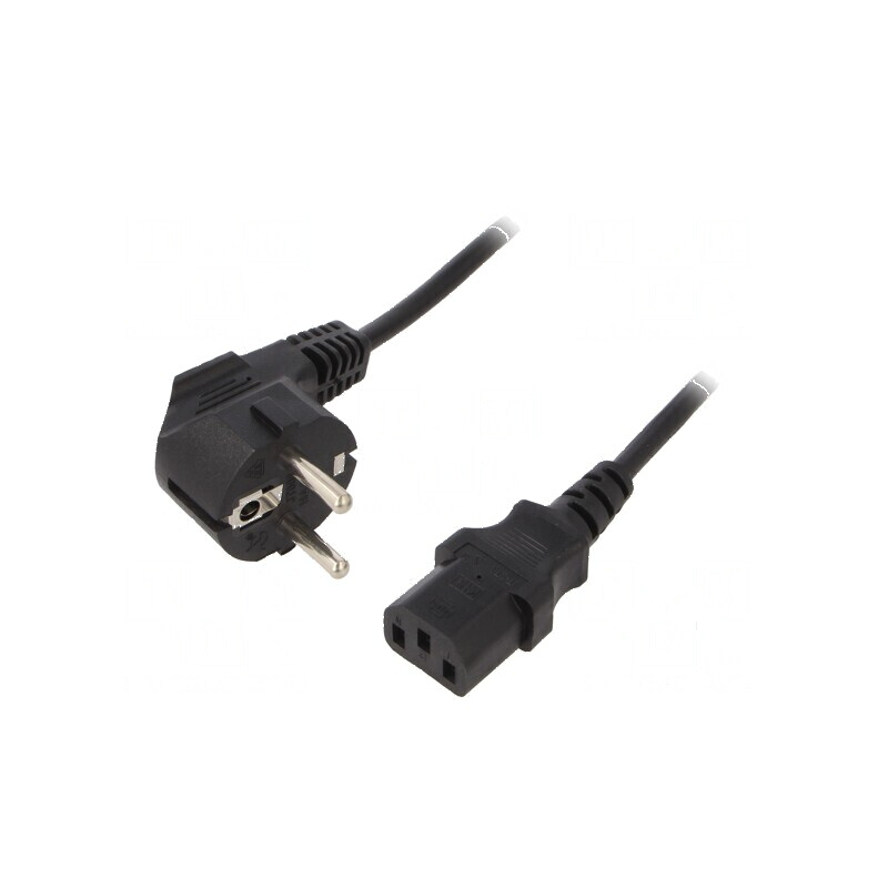 Cablu 3x0,5mm2 CEE 7/7 ştecăr unghi IEC C13 mamă | Electronic-mag.ro | Componente Electronice Cablu 3x0,5mm2 CEE 7/7 ştecăr unghi IEC C13 mamă | Electronic-mag.ro | Componente Electronice