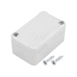 Carcasă universală ABS gri 40mm x 64mm x 30mm cu garnitură | Electronic-mag.ro | Componente Electronice