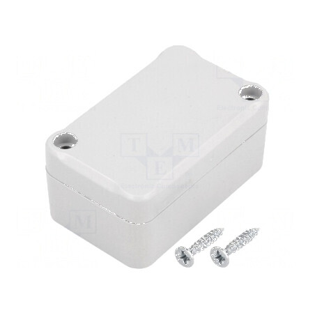 Carcasă universală ABS gri 40mm x 64mm x 30mm cu garnitură | Electronic-mag.ro | Componente Electronice