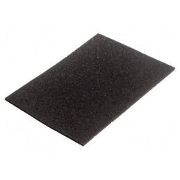 Burete electroconductor ESD 355mm x 255mm x 6mm negru | Electronic-mag.ro | Componente Electronice