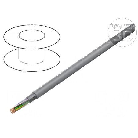 Cablu ecranat LiY-CY 14x0,14mm² cupru cositorit PVC | Electronic-mag.ro | Componente Electronice