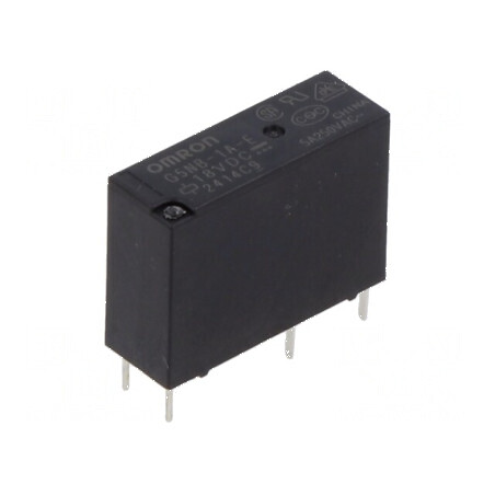 Releu electromagnetic SPST-NO 18VDC 5A | Electronic-mag.ro | Componente Electronice