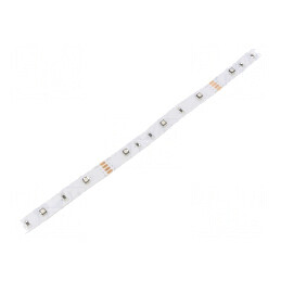Bandă LED RGB 3535 12V 30 LED/m 10mm PCB alb IP20 6W/m | Electronic-mag.ro | Componente Electronice