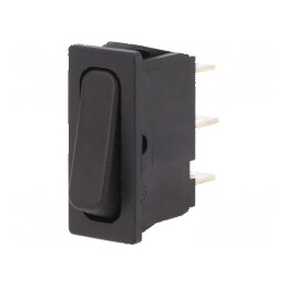 Rocker SPDT 2 ON-ON 10A/250VAC negru IP40 fără 1833 | Electronic-mag.ro | Componente Electronice