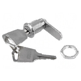 Comutator cu cheie Poz.i stab 2 Orif Ø12mm 90° | Electronic-mag.ro | Componente Electronice