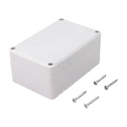 Carcasă universală polistiren gri 78mm x 118mm x 54mm | Electronic-mag.ro | Componente Electronice