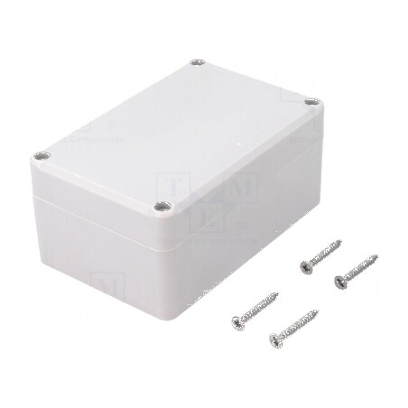 Carcasă universală polistiren gri 78mm x 118mm x 54mm | Electronic-mag.ro | Componente Electronice