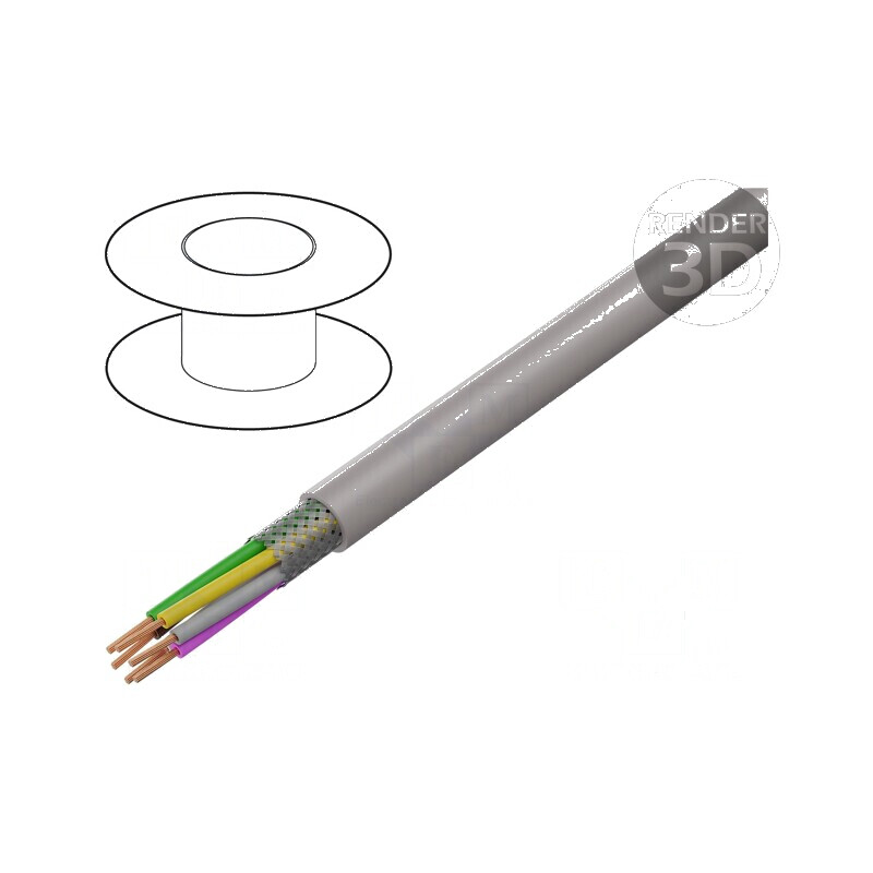 Cablu UNITRONIC® LiHCH 6x0,5mm² PO gri-bej 250V fără halogen | Electronic-mag.ro | Componente Electronice Cablu UNITRONIC® LiHCH 6x0,5mm² PO gri-bej 250V fără halogen | Electronic-mag.ro | Componente Electronice