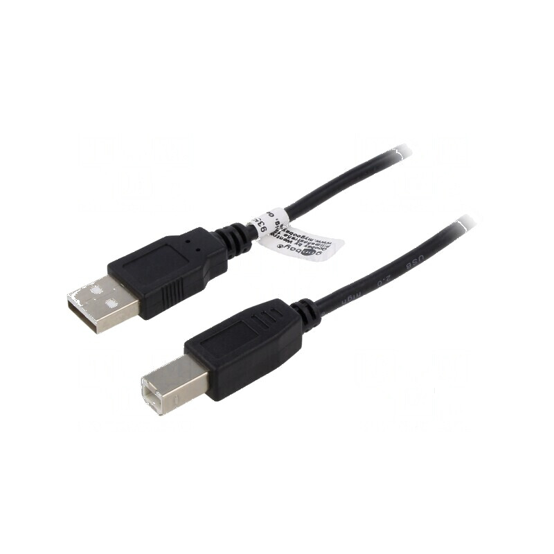 Cablu USB 2.0 A la B 5m negru Fire CCS PVC | Electronic-mag.ro | Componente Electronice Cablu USB 2.0 A la B 5m negru Fire CCS PVC | Electronic-mag.ro | Componente Electronice