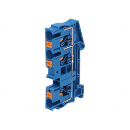 Îmbinare Termică pentru Șine 0,5÷10mm², 1 Piste, 3 Borne, Albastră | Electronic-mag.ro | Componente Electronice