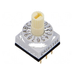 Întrerupător codificare Poz 16 PCB THT 80mΩ 2,54mm | Electronic-mag.ro | Componente Electronice