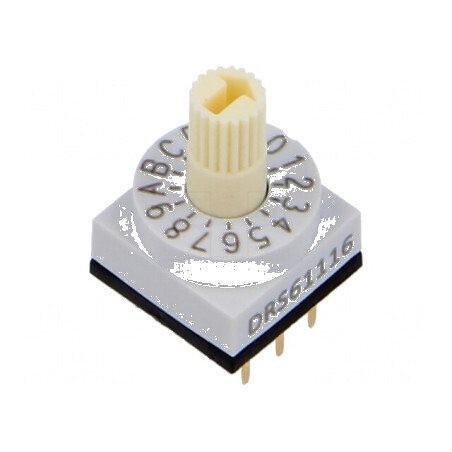 Întrerupător codificare Poz 16 PCB THT 80mΩ 2,54mm | Electronic-mag.ro | Componente Electronice