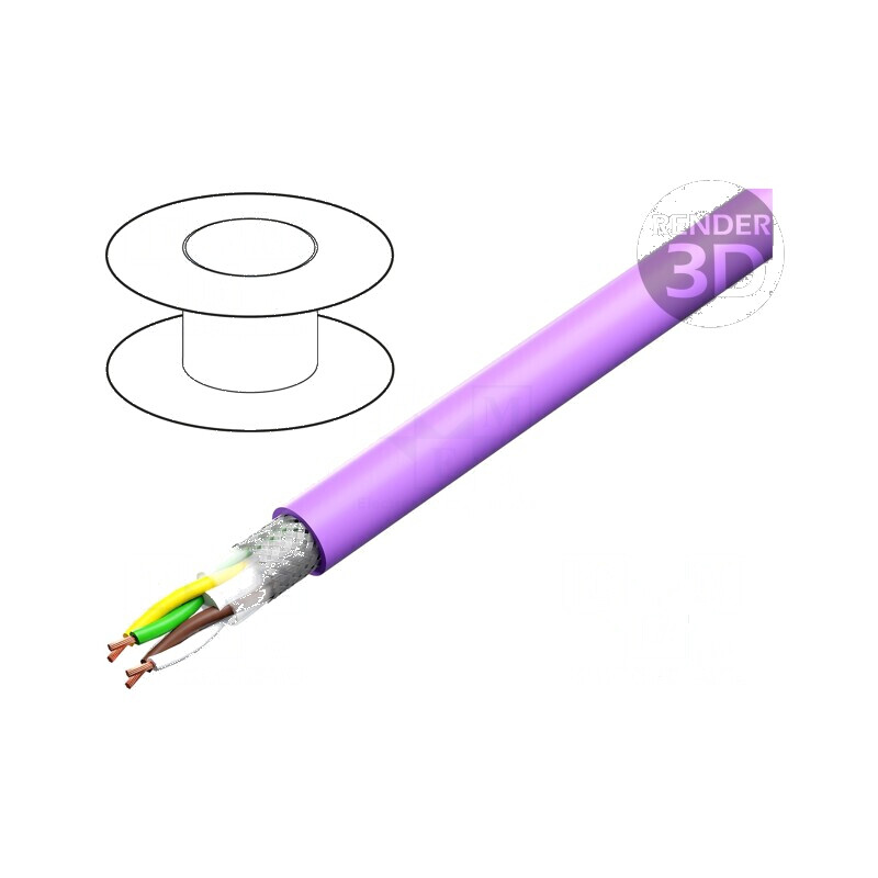 Cablu CAN bus 2x2x0,22mm2 Cu PVC violet 30V | Electronic-mag.ro | Componente Electronice Cablu CAN bus 2x2x0,22mm2 Cu PVC violet 30V | Electronic-mag.ro | Componente Electronice