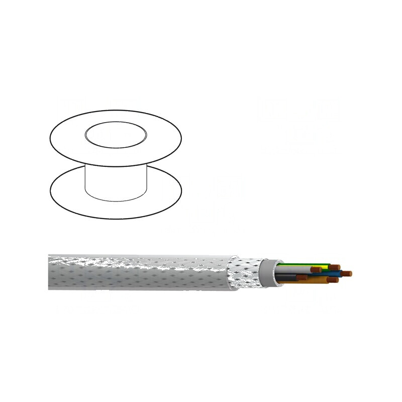 Cablu MACHFLEX 375CY 4G0,75mm2 PVC Transparent 300V 500V | Electronic-mag.ro | Componente Electronice