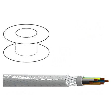 Cablu MACHFLEX 375CY 4G0,75mm2 PVC Transparent 300V 500V | Electronic-mag.ro | Componente Electronice
