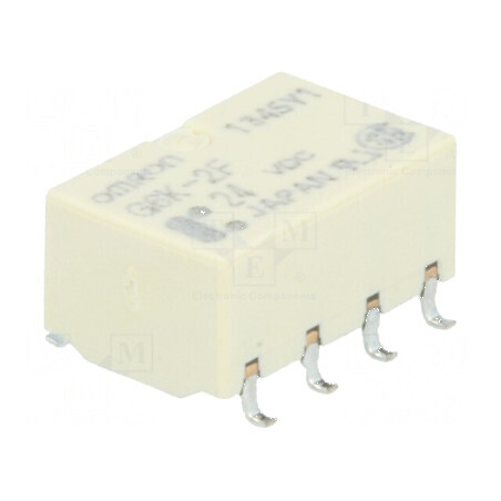 Releu electromagnetic DPDT 24VDC 1A | Electronic-mag.ro | Componente Electronice