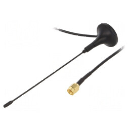 Antenă RF 3dBi magnet 50Ω 470-862MHz Ø29,4mm RG174 | Electronic-mag.ro | Componente Electronice