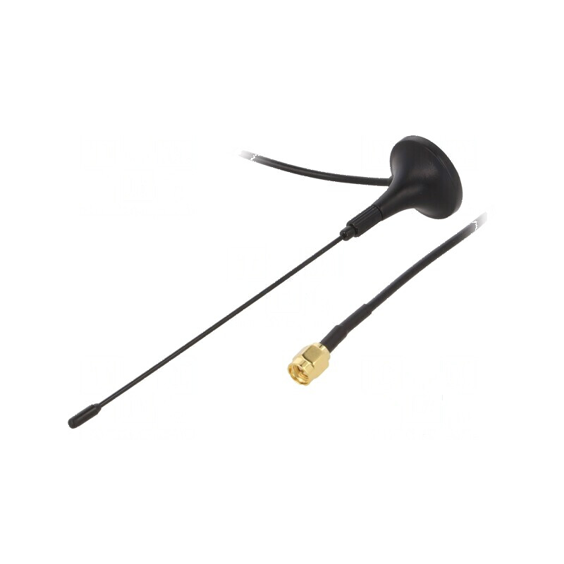 Antenă RF 3dBi magnet 50Ω 470-862MHz Ø29,4mm RG174 | Electronic-mag.ro | Componente Electronice Antenă RF 3dBi magnet 50Ω 470-862MHz Ø29,4mm RG174 | Electronic-mag.ro | Componente Electronice