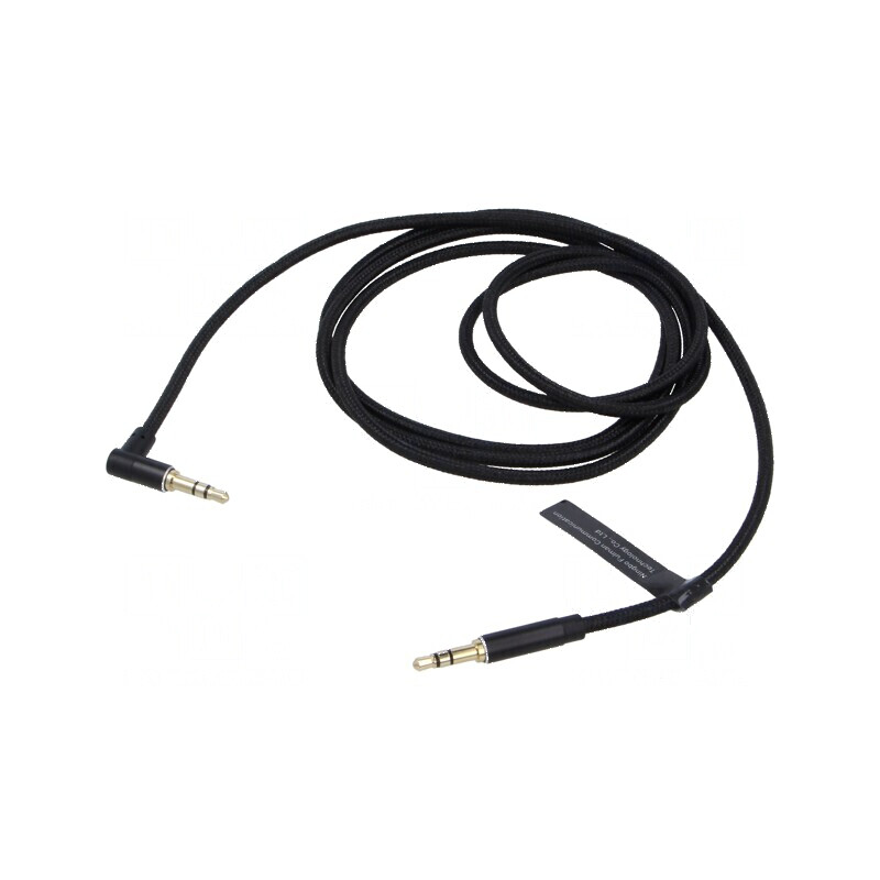 Cablu Jack 3,5mm textil, mufă unghiulară, 1,5m | Electronic-mag.ro | Componente Electronice Cablu Jack 3,5mm textil, mufă unghiulară, 1,5m | Electronic-mag.ro | Componente Electronice