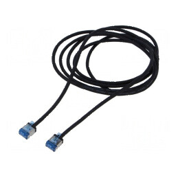 Cabluri Patch U/FTP 6a 2m LSZH Negru 32AWG | Electronic-mag.ro | Componente Electronice