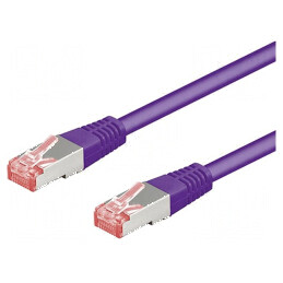 Patch cord S/FTP 6 litat LSZH violet 3m 28AWG | Electronic-mag.ro | Componente Electronice