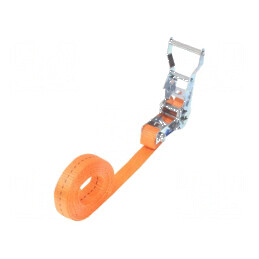 Bandă de fixare portocalie 4m x 25mm, capacitate 1000kg | Electronic-mag.ro | Componente Electronice