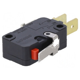 Microîntrerupător SNAP ACTION 16A 250VAC SPDT D3V cu manetă | Electronic-mag.ro | Componente Electronice