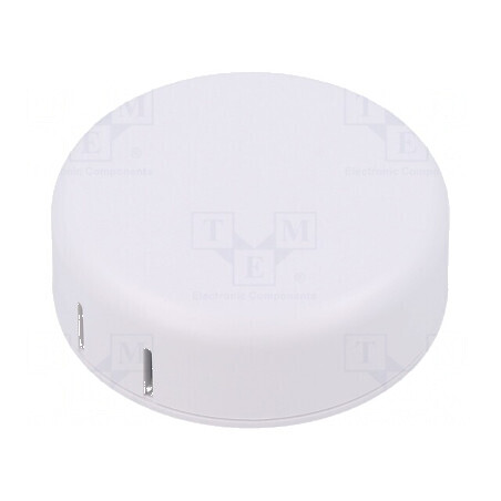 Carcasă alarmă ABS albă 20,3mm 1551SNAP Ø 60mm | Electronic-mag.ro | Componente Electronice