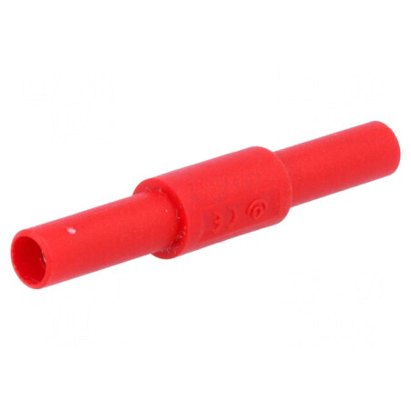 Adaptor 36A roșu cu izolație, contacte alamă | Electronic-mag.ro | Componente Electronice