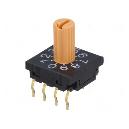 Întrerupător codificare DEC/BCD THT Poz: 10 1000MΩ | Electronic-mag.ro | Componente Electronice