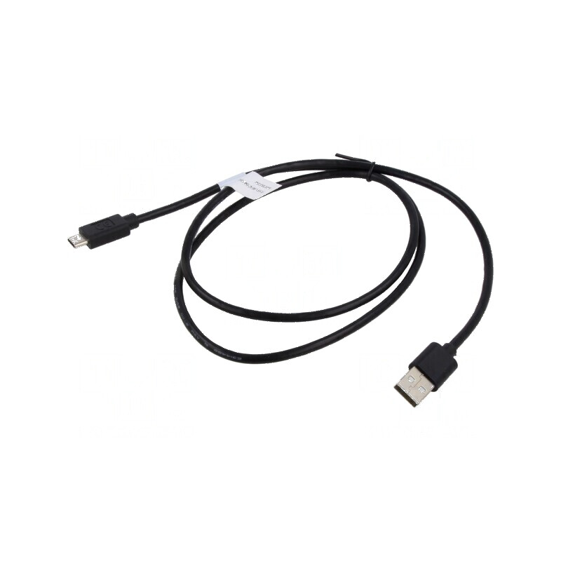 Cablu USB 2.0 A la C 1m negru 22AWG | Electronic-mag.ro | Componente Electronice Cablu USB 2.0 A la C 1m negru 22AWG | Electronic-mag.ro | Componente Electronice