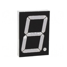 Afișaj LED 7 segmente 56mm roșu 100mcd | Electronic-mag.ro | Componente Electronice