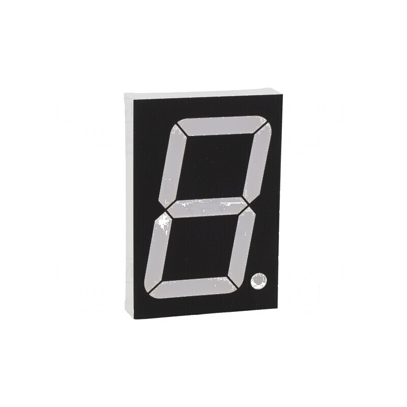 Afișaj LED 7 segmente 56mm roșu 100mcd | Electronic-mag.ro | Componente Electronice Afișaj LED 7 segmente 56mm roșu 100mcd | Electronic-mag.ro | Componente Electronice