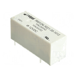 Releu electromagnetic SPST-NO 12VDC 10A 8A/250VAC | Electronic-mag.ro | Componente Electronice