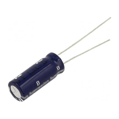 Supercondensator THT 2,2F 2,5VDC Ø8x20mm | Electronic-mag.ro | Componente Electronice