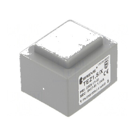 Transformator încapsulat 1,5VA 230VAC 9V 167mA PCB IP00 | Electronic-mag.ro | Componente Electronice