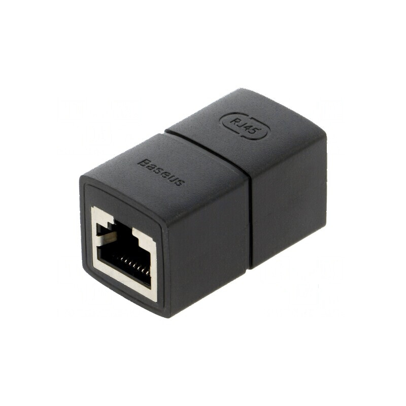 Cuplor RJ45 negru 1:1 soclu dublu | Electronic-mag.ro | Componente Electronice Cuplor RJ45 negru 1:1 soclu dublu | Electronic-mag.ro | Componente Electronice