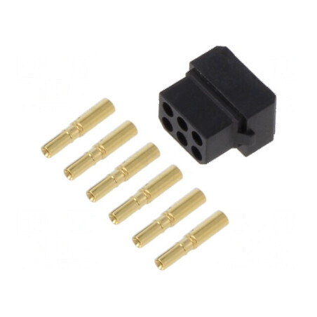 Conector cablu-cablu/PCB mufă mamă PIN 6 Datamate L-Tek 800V | Electronic-mag.ro | Componente Electronice