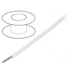 Cablu ÖLFLEX® HEAT 180 SiF/GL 1x6mm2 cu silicon alb | Electronic-mag.ro | Componente Electronice