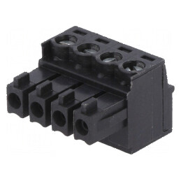 Regletă de conexiuni deconectabilă 4 piste 3,81mm drept mufă | Electronic-mag.ro | Componente Electronice