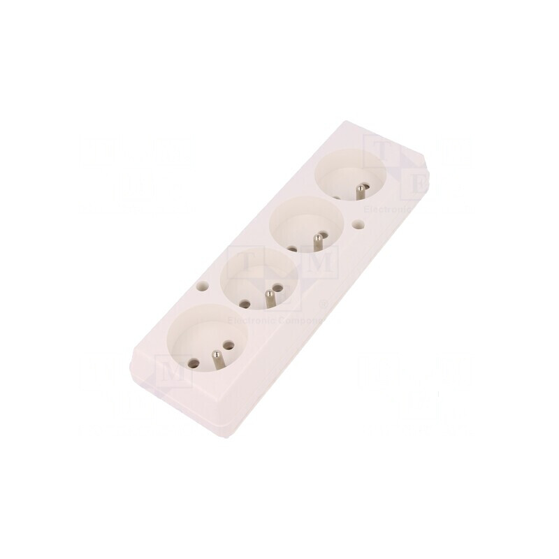 Conector alimentare AC mamă spliter 2P PE 250VAC 16A albă | Electronic-mag.ro | Componente Electronice Conector alimentare AC mamă spliter 2P PE 250VAC 16A albă | Electronic-mag.ro | Componente Electronice