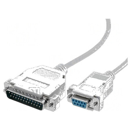 Cablu D-Sub 25pin la 9pin, 1,8m, Ø5mm | Electronic-mag.ro | Componente Electronice