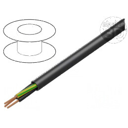 Cablu POWER 1000-YFR 3G2,5mm2 PVC negru 600V 1000V | Electronic-mag.ro | Componente Electronice