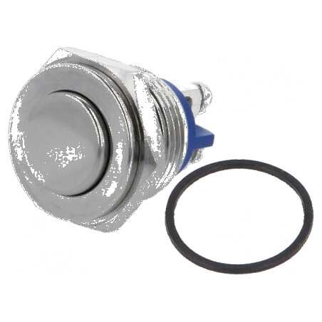 Comutator anti-vandalism SPST-NO 2A/36VDC IP65 Ø16mm | Electronic-mag.ro | Componente Electronice